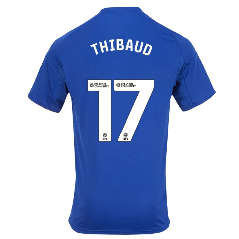 Danxen Damen Julie Thibaud #17 Blau Gold Heimtrikot Trikot 2025/26 T-Shirt Österreich