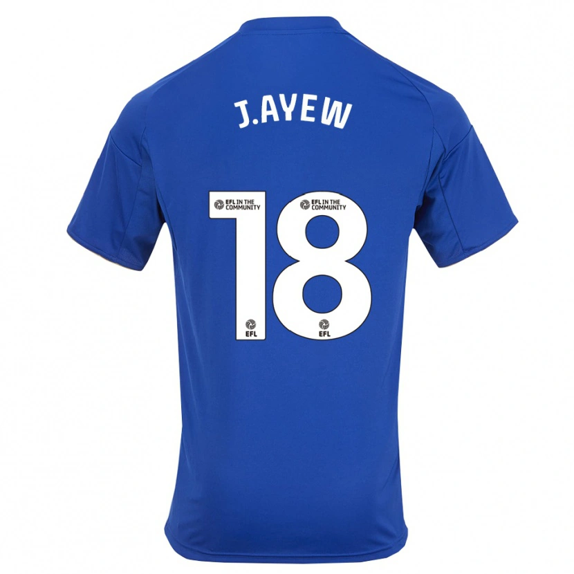 Danxen Damen Jordan Ayew #18 Blau Gold Heimtrikot Trikot 2025/26 T-Shirt Österreich