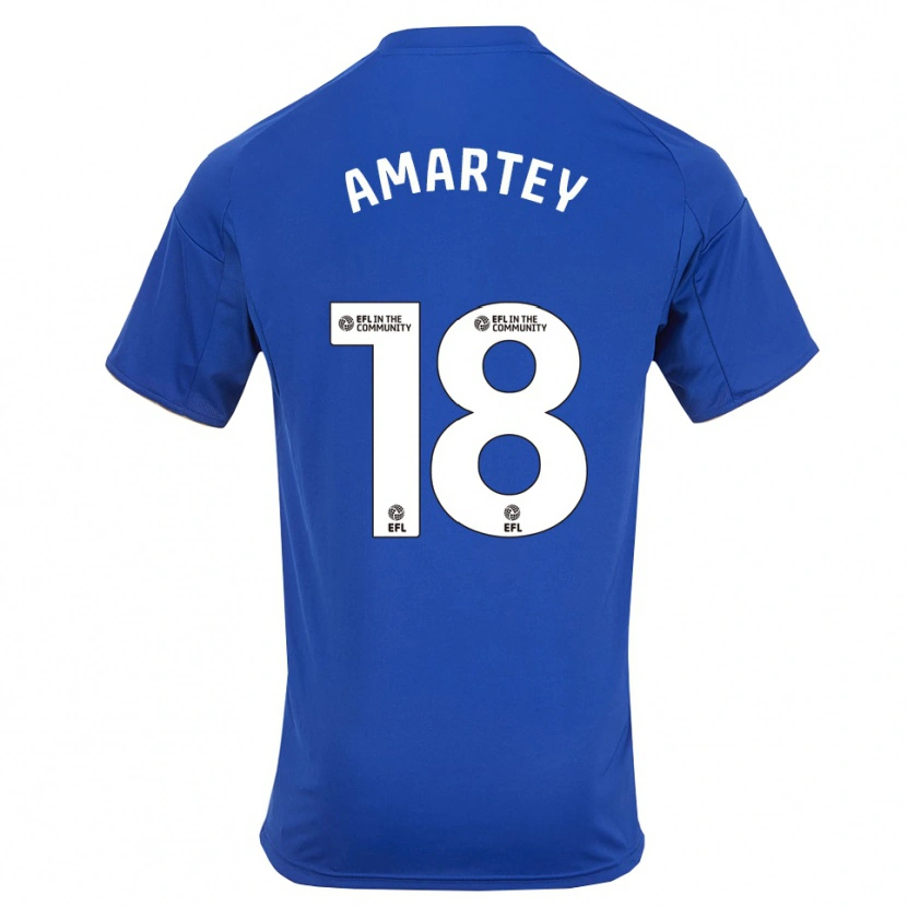 Danxen Damen Daniel Amartey #18 Blau Gold Heimtrikot Trikot 2025/26 T-Shirt Österreich