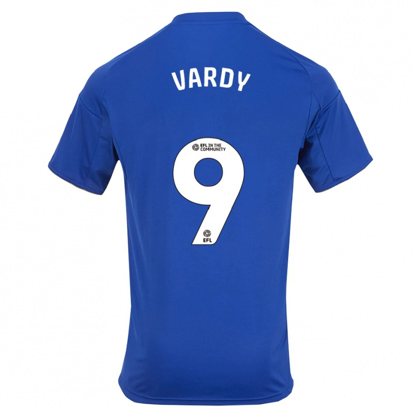 Danxen Damen Jamie Vardy #9 Blau Gold Heimtrikot Trikot 2025/26 T-Shirt Österreich