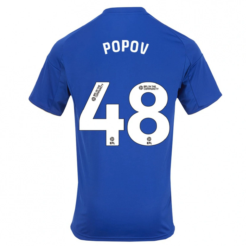 Danxen Damen Chris Popov #48 Blau Gold Heimtrikot Trikot 2025/26 T-Shirt Österreich