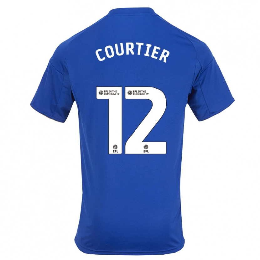Danxen Damen Ben Courtier #12 Blau Gold Heimtrikot Trikot 2025/26 T-Shirt Österreich