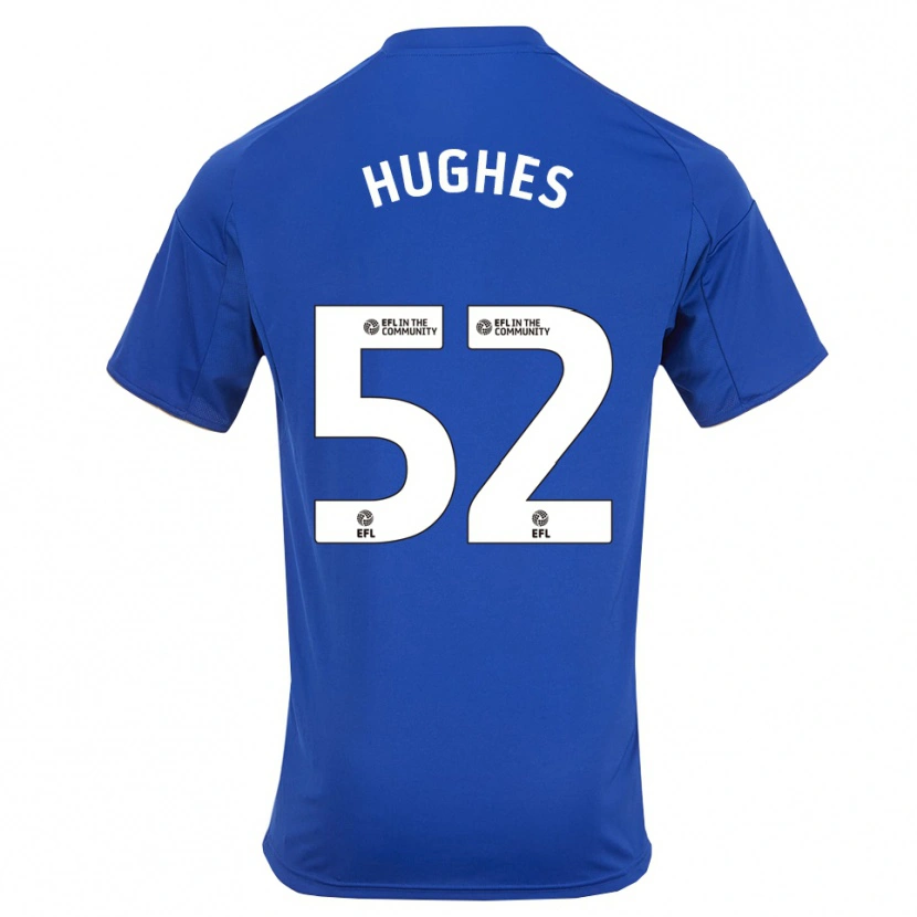 Danxen Damen Iestyn Hughes #52 Blau Gold Heimtrikot Trikot 2025/26 T-Shirt Österreich