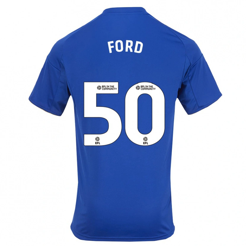 Danxen Damen Harvey Godsmark Ford #50 Blau Gold Heimtrikot Trikot 2025/26 T-Shirt Österreich