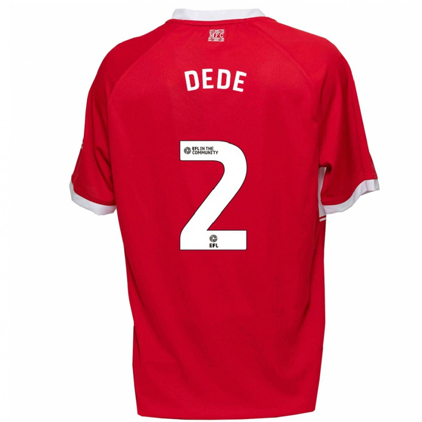Danxen Damen Josh Dede #2 Rot Weiß Heimtrikot Trikot 2025/26 T-Shirt Österreich