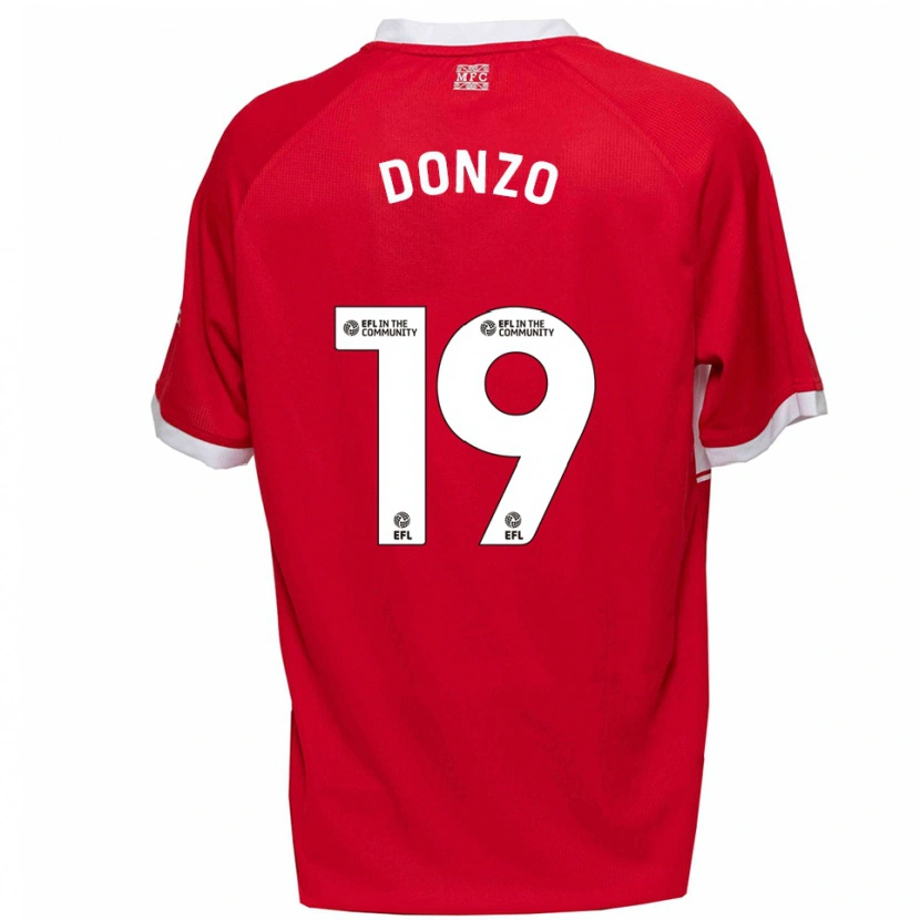 Danxen Damen Jolie Donzo #19 Rot Weiß Heimtrikot Trikot 2025/26 T-Shirt Österreich
