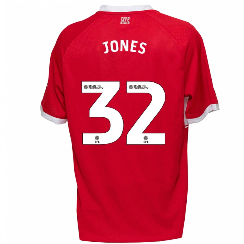 Danxen Damen Jamie Jones #32 Rot Weiß Heimtrikot Trikot 2025/26 T-Shirt Österreich