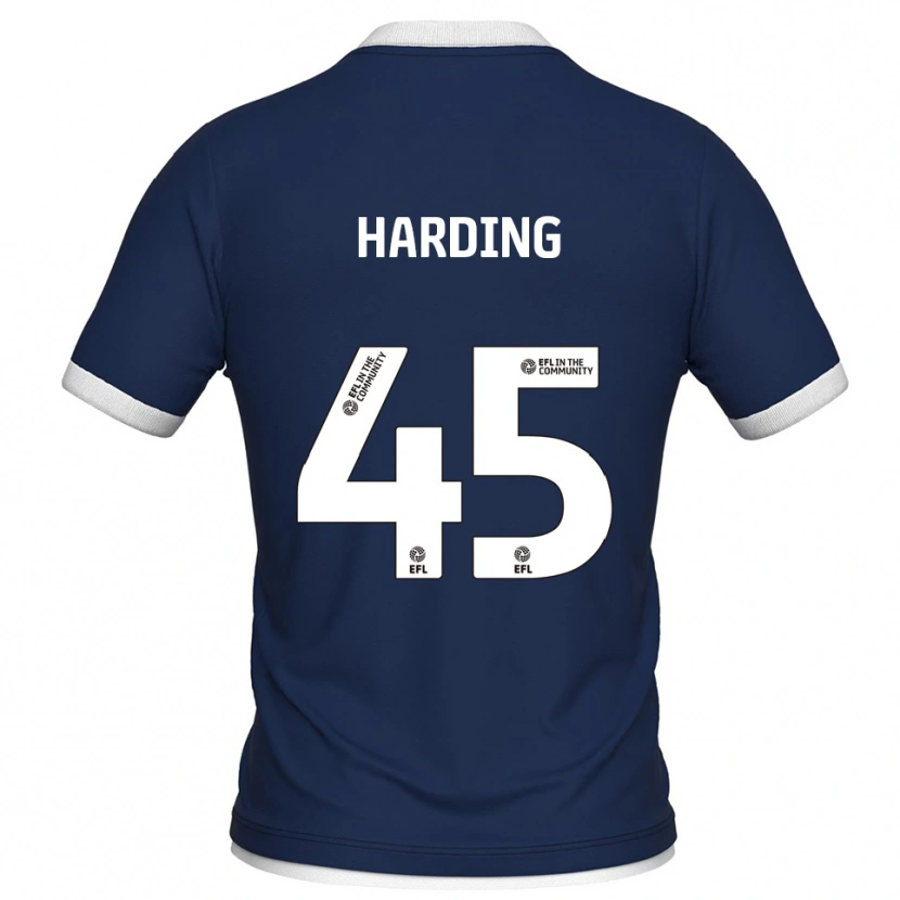 Danxen Damen Wes Harding #45 Marine Weiß Heimtrikot Trikot 2025/26 T-Shirt Österreich