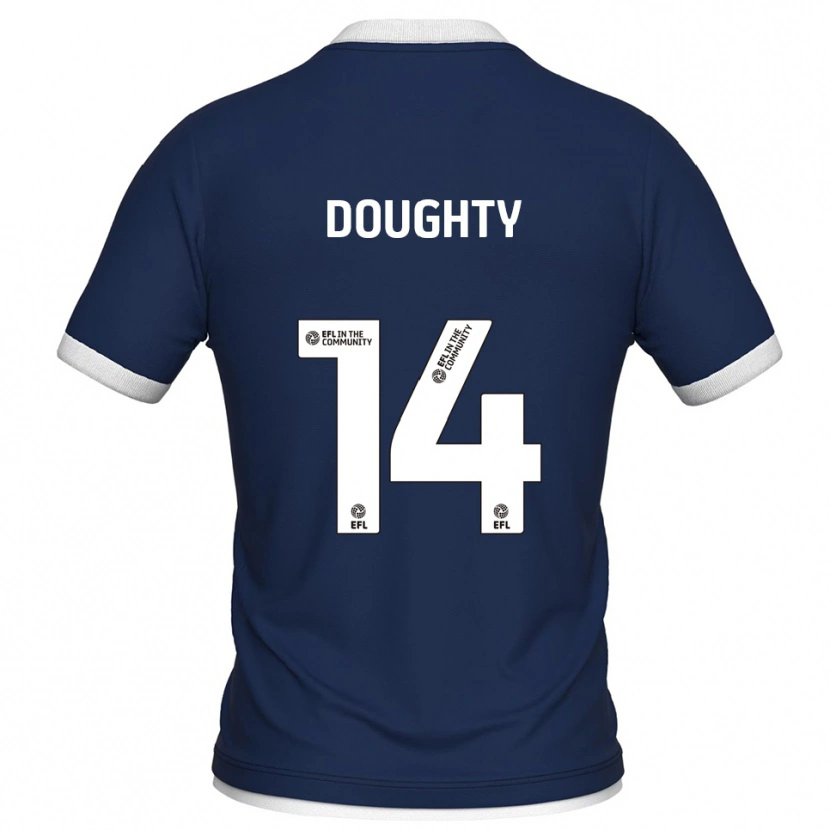 Danxen Damen Alfie Doughty #14 Marine Weiß Heimtrikot Trikot 2025/26 T-Shirt Österreich