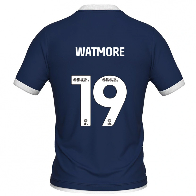 Danxen Damen Duncan Watmore #19 Marine Weiß Heimtrikot Trikot 2025/26 T-Shirt Österreich