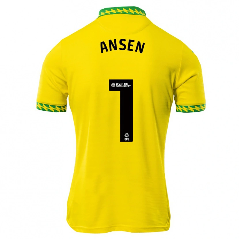 Danxen Damen Caleb Ansen #1 Weiß Grün Heimtrikot Trikot 2025/26 T-Shirt Österreich