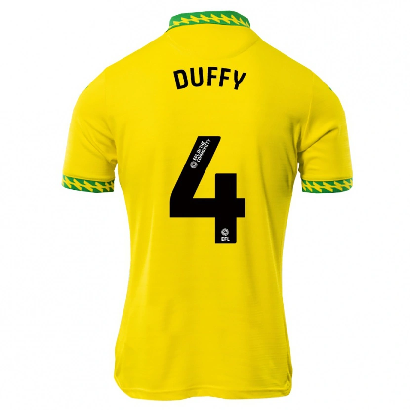 Danxen Damen Shane Duffy #4 Weiß Grün Heimtrikot Trikot 2025/26 T-Shirt Österreich