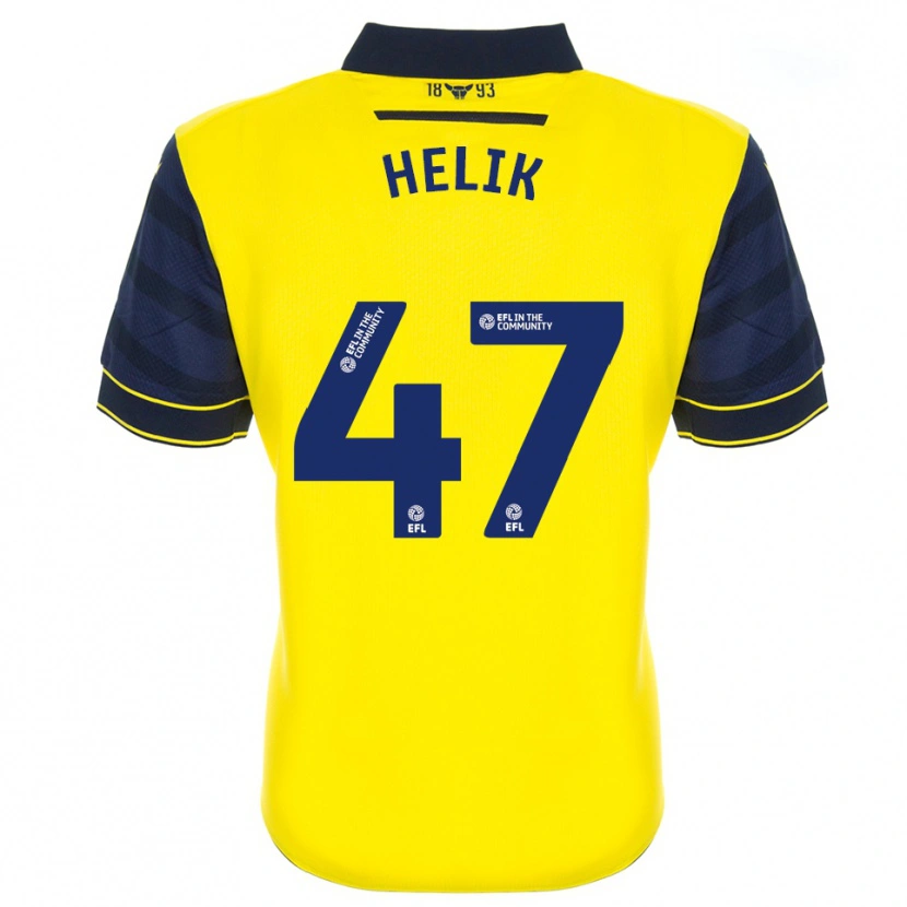 Danxen Damen Michal Helik #47 Gelb Marine Heimtrikot Trikot 2025/26 T-Shirt Österreich