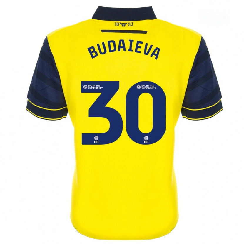 Danxen Damen Vitallia Budaieva #30 Gelb Marine Heimtrikot Trikot 2025/26 T-Shirt Österreich