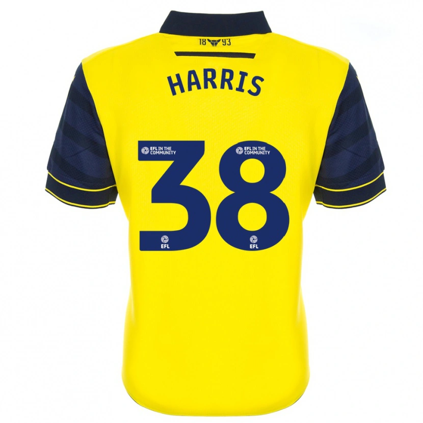 Danxen Damen Luke Harris #38 Gelb Marine Heimtrikot Trikot 2025/26 T-Shirt Österreich