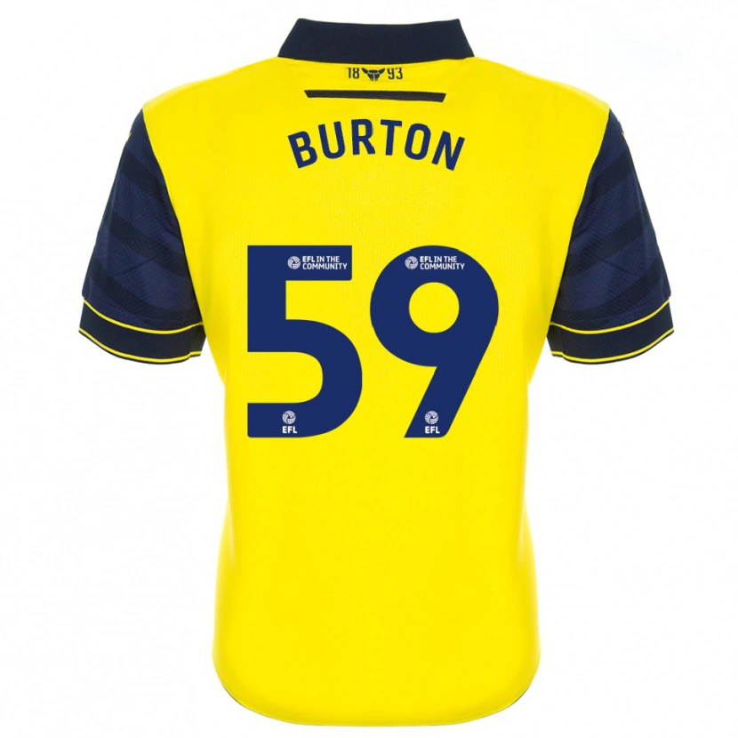 Danxen Damen Kasway Burton #59 Gelb Marine Heimtrikot Trikot 2025/26 T-Shirt Österreich