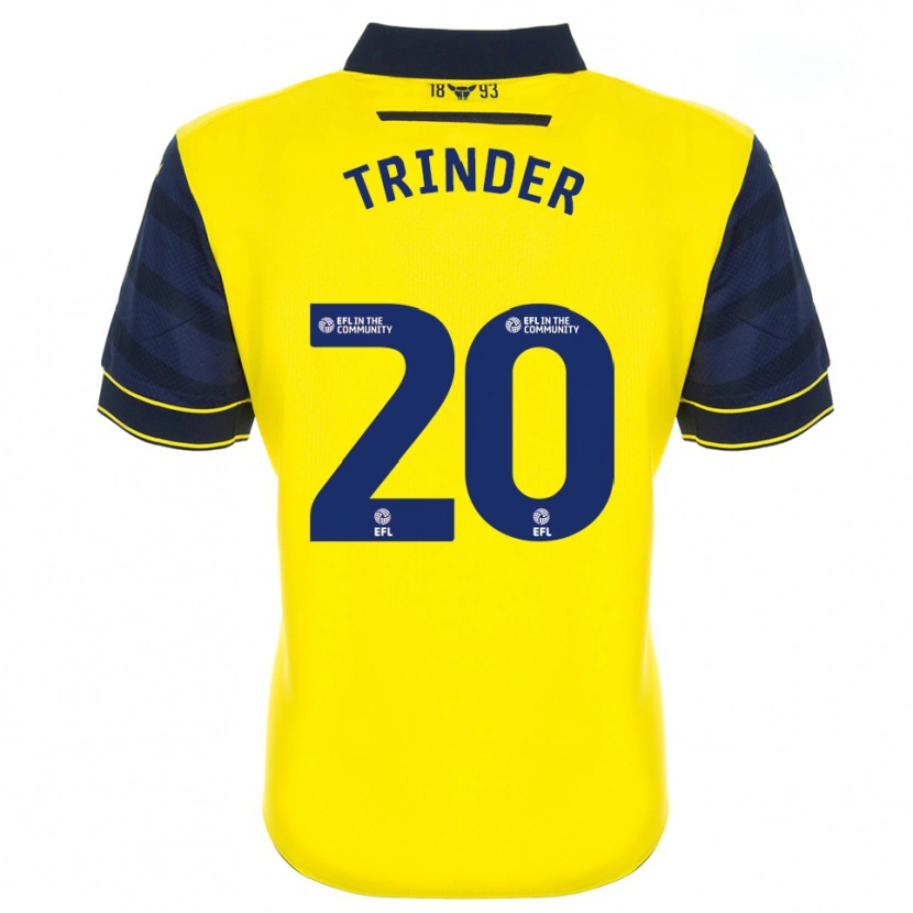 Danxen Damen Lucy Trinder #20 Gelb Marine Heimtrikot Trikot 2025/26 T-Shirt Österreich