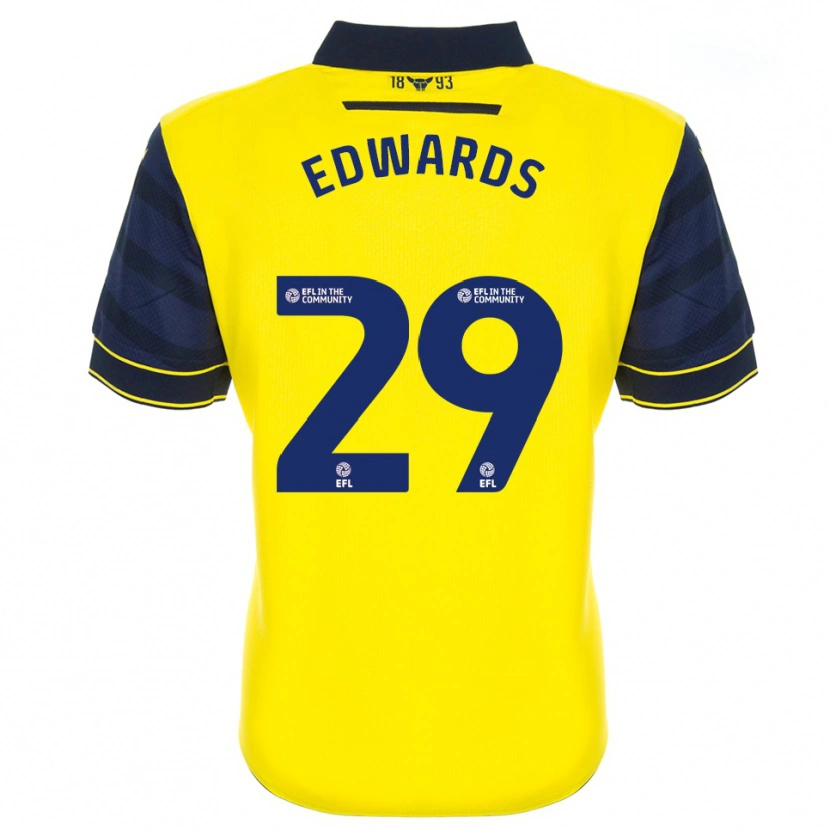 Danxen Damen Kyle Edwards #29 Gelb Marine Heimtrikot Trikot 2025/26 T-Shirt Österreich