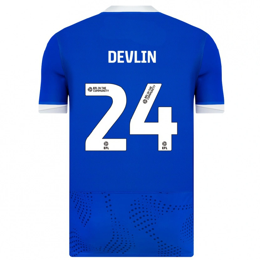 Danxen Damen Terry Devlin #24 Blau Weiß Heimtrikot Trikot 2025/26 T-Shirt Österreich