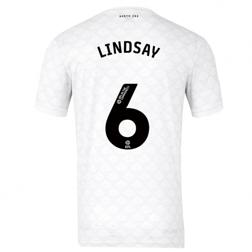 Danxen Damen Liam Lindsay #6 Weiß Rot Heimtrikot Trikot 2025/26 T-Shirt Österreich