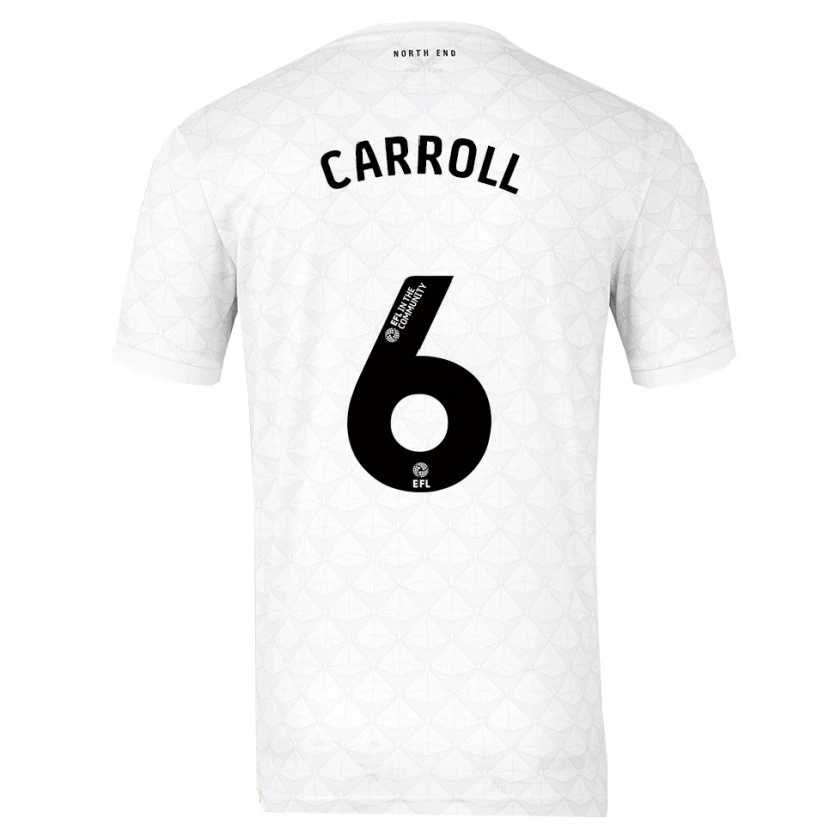 Danxen Damen Jenna Carroll #6 Weiß Rot Heimtrikot Trikot 2025/26 T-Shirt Österreich