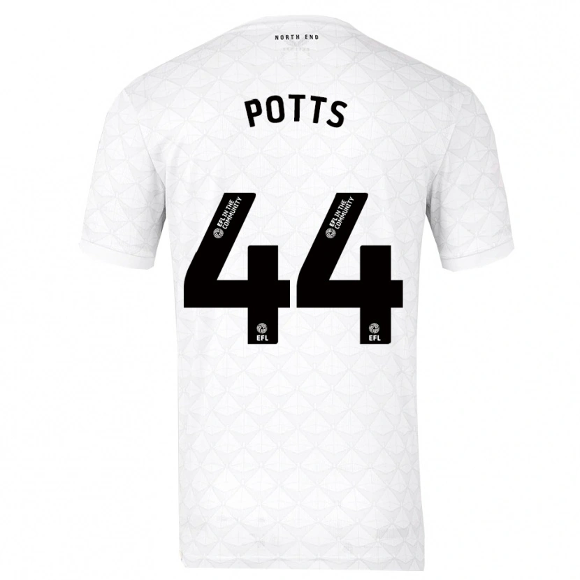 Danxen Damen Brad Potts #44 Weiß Rot Heimtrikot Trikot 2025/26 T-Shirt Österreich