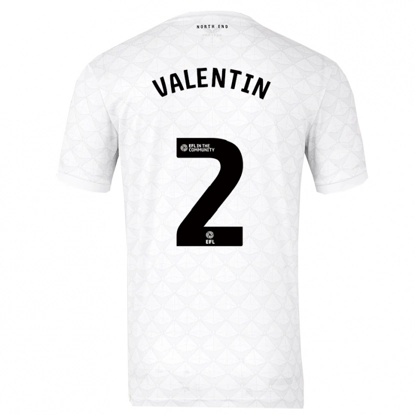 Danxen Damen Pol Valentín #2 Weiß Rot Heimtrikot Trikot 2025/26 T-Shirt Österreich