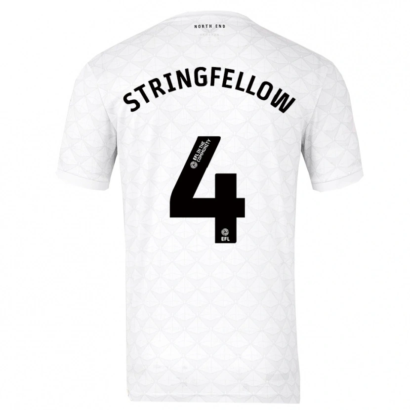 Danxen Damen Harry Stringfellow #4 Weiß Rot Heimtrikot Trikot 2025/26 T-Shirt Österreich