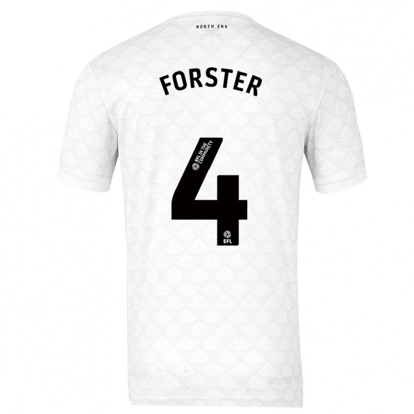 Danxen Damen Hannah Forster #4 Weiß Rot Heimtrikot Trikot 2025/26 T-Shirt Österreich