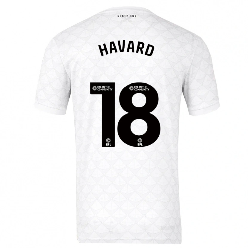 Danxen Damen Callum Havard #18 Weiß Rot Heimtrikot Trikot 2025/26 T-Shirt Österreich