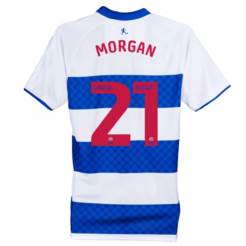 Danxen Damen Kieran Morgan #21 Blau Weiß Heimtrikot Trikot 2025/26 T-Shirt Österreich