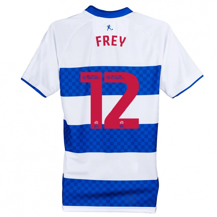Danxen Damen Michael Frey #12 Blau Weiß Heimtrikot Trikot 2025/26 T-Shirt Österreich