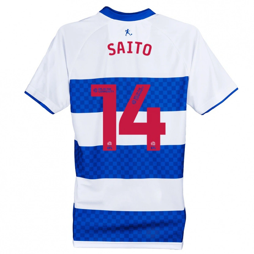 Danxen Damen Koki Saito #14 Blau Weiß Heimtrikot Trikot 2025/26 T-Shirt Österreich