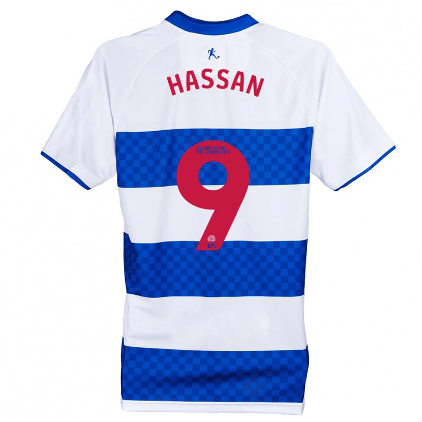 Danxen Damen Ridwan Hassan #9 Blau Weiß Heimtrikot Trikot 2025/26 T-Shirt Österreich