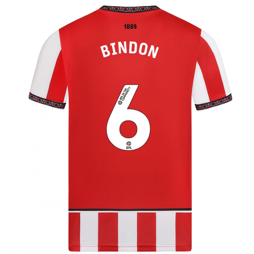 Danxen Damen Tyler Bindon #6 Rot Weiß Heimtrikot Trikot 2025/26 T-Shirt Österreich