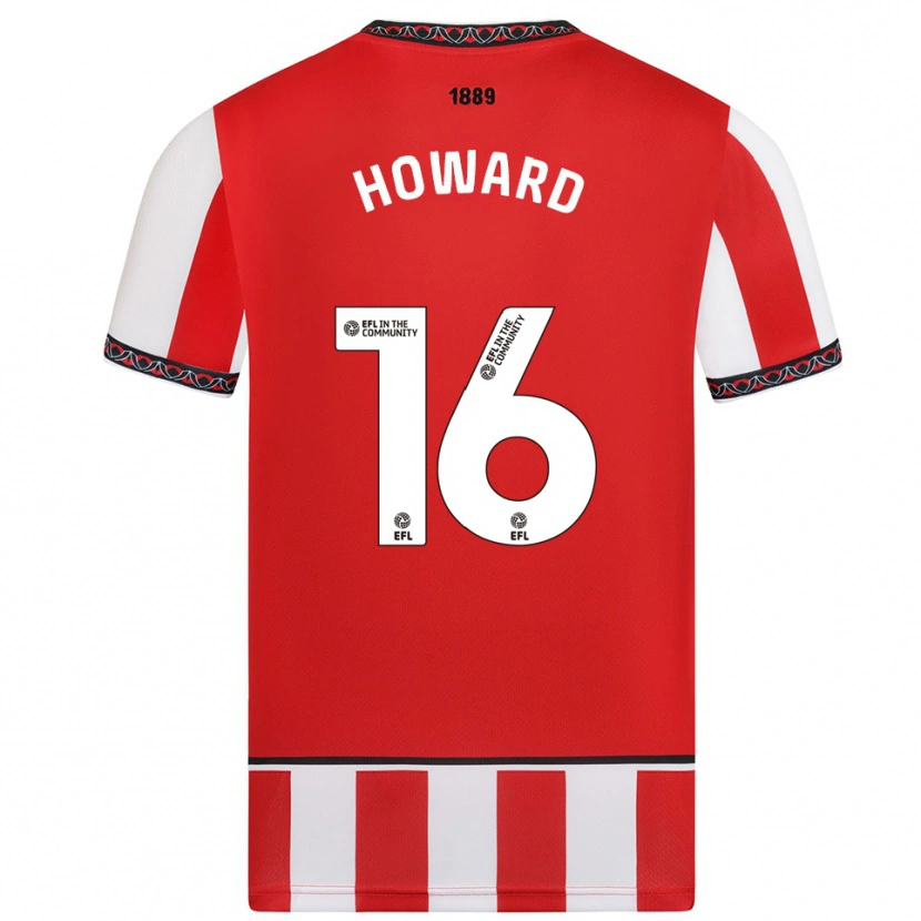 Danxen Damen Theo Howard #16 Rot Weiß Heimtrikot Trikot 2025/26 T-Shirt Österreich