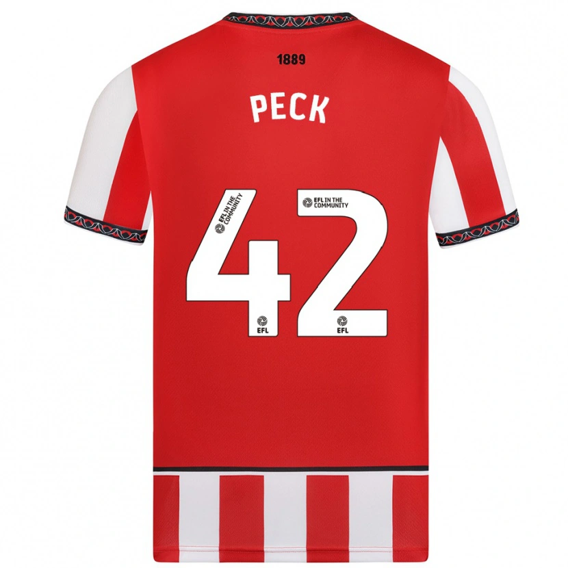 Danxen Damen Sydie Peck #42 Rot Weiß Heimtrikot Trikot 2025/26 T-Shirt Österreich