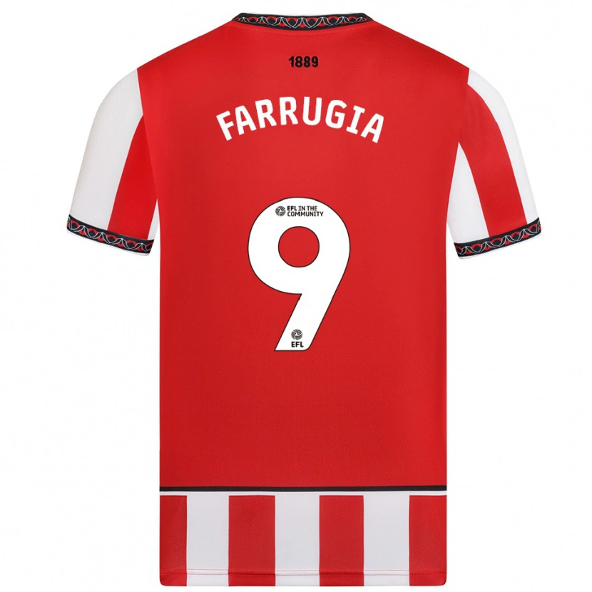Danxen Damen Maria Farrugia #9 Rot Weiß Heimtrikot Trikot 2025/26 T-Shirt Österreich