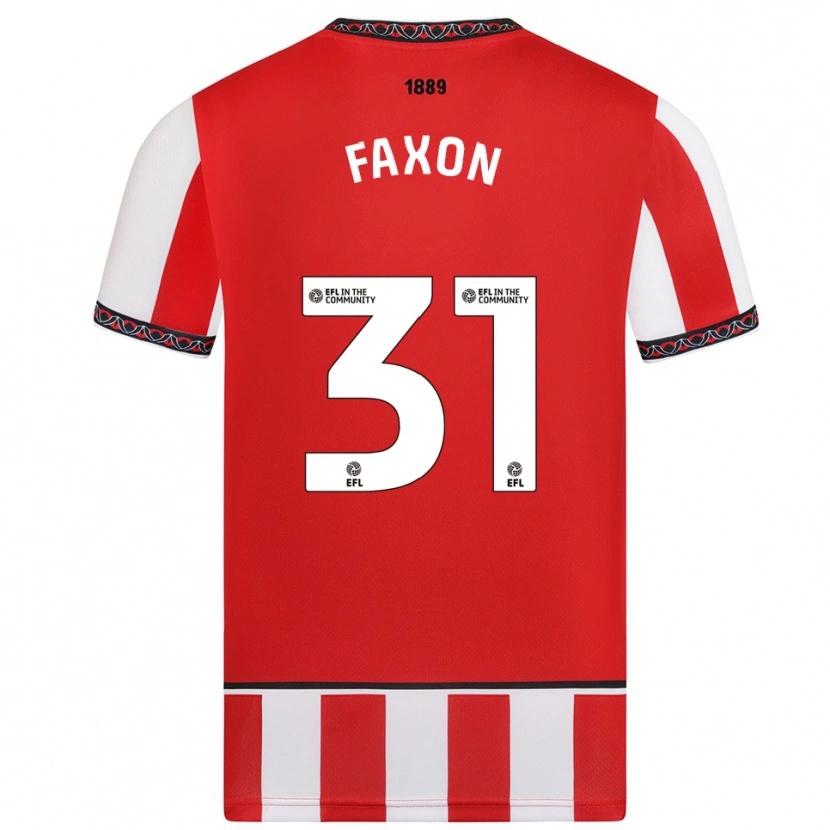 Danxen Damen Luke Faxon #31 Rot Weiß Heimtrikot Trikot 2025/26 T-Shirt Österreich