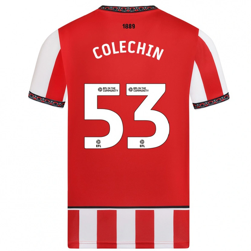 Danxen Damen Sam Colechin #53 Rot Weiß Heimtrikot Trikot 2025/26 T-Shirt Österreich
