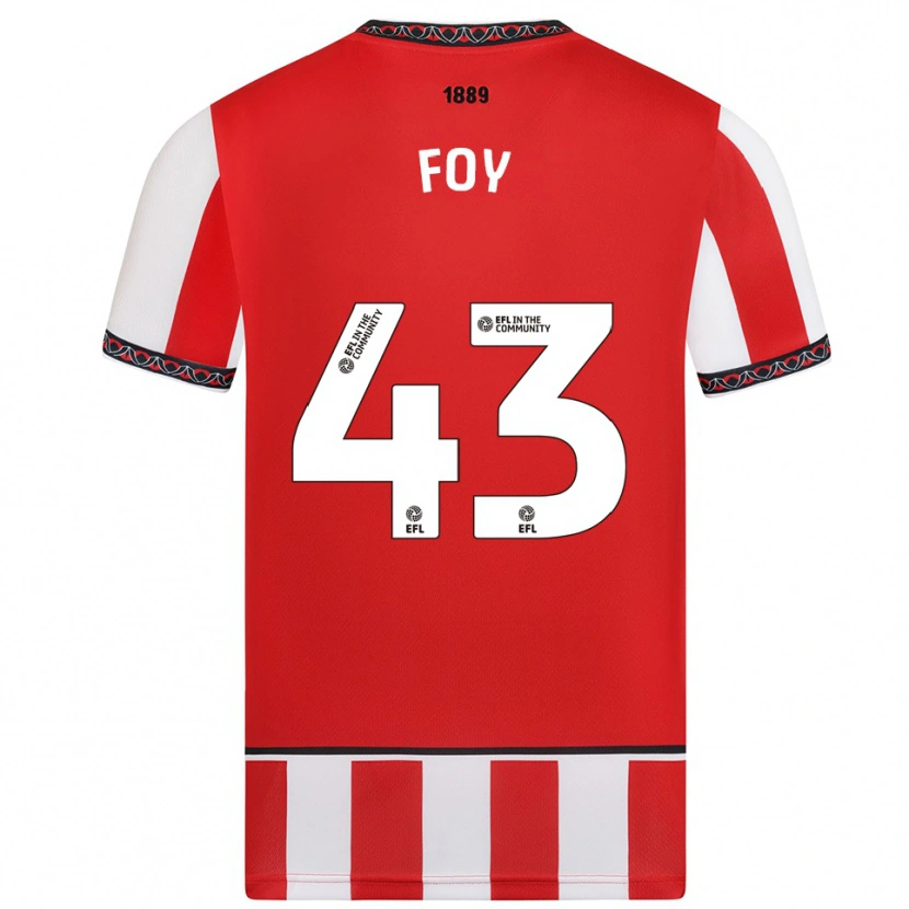 Danxen Damen Gus Foy #43 Rot Weiß Heimtrikot Trikot 2025/26 T-Shirt Österreich