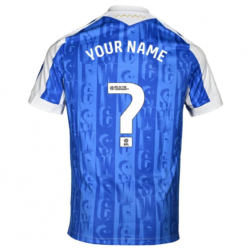Danxen Damen Ihren Namen #0 Blau Weiß Heimtrikot Trikot 2025/26 T-Shirt Österreich