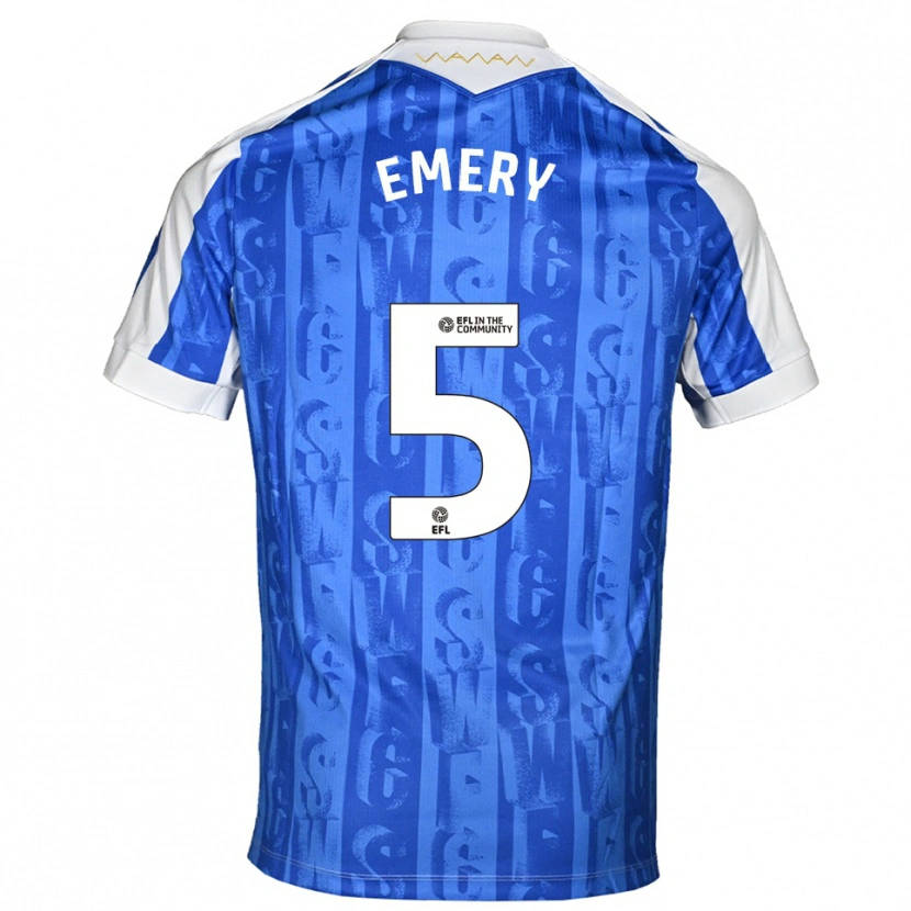 Danxen Damen Joe Emery #5 Blau Weiß Heimtrikot Trikot 2025/26 T-Shirt Österreich