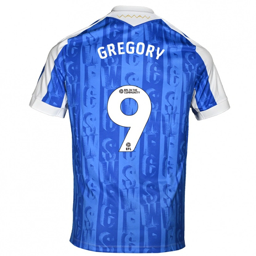 Danxen Damen Lee Gregory #9 Blau Weiß Heimtrikot Trikot 2025/26 T-Shirt Österreich