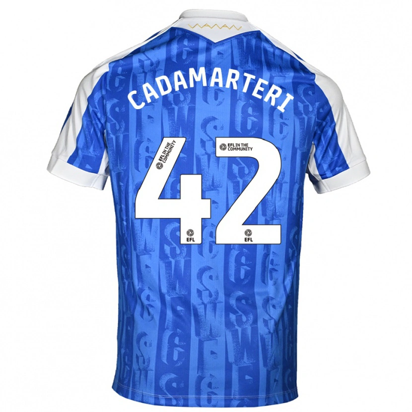 Danxen Damen Bailey Cadamarteri #42 Blau Weiß Heimtrikot Trikot 2025/26 T-Shirt Österreich