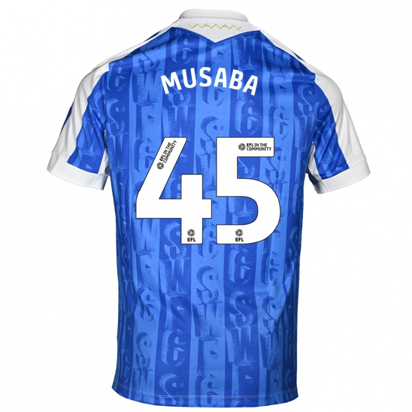 Danxen Damen Anthony Musaba #45 Blau Weiß Heimtrikot Trikot 2025/26 T-Shirt Österreich