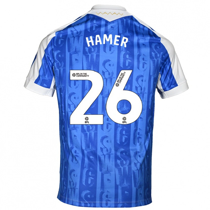 Danxen Damen Ben Hamer #26 Blau Weiß Heimtrikot Trikot 2025/26 T-Shirt Österreich