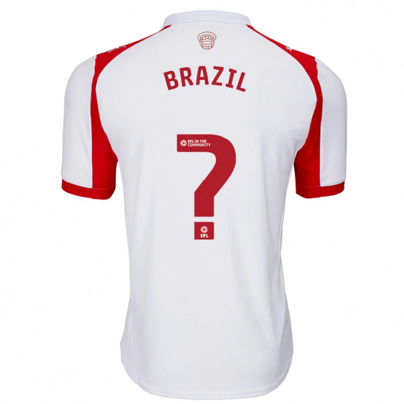 Danxen Damen Ellie Brazil #0 Weiß Rot Heimtrikot Trikot 2025/26 T-Shirt Österreich