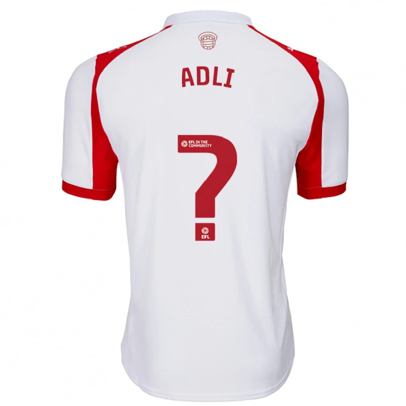 Danxen Damen Mohamed Adli #0 Weiß Rot Heimtrikot Trikot 2025/26 T-Shirt Österreich