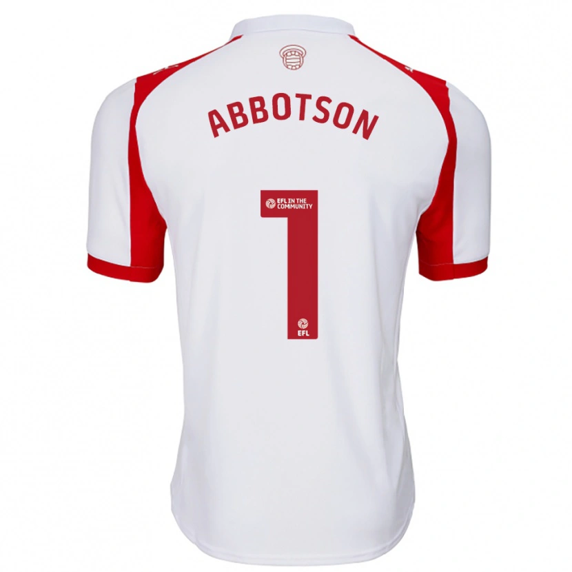 Danxen Damen Oscar Abbotson #1 Weiß Rot Heimtrikot Trikot 2025/26 T-Shirt Österreich